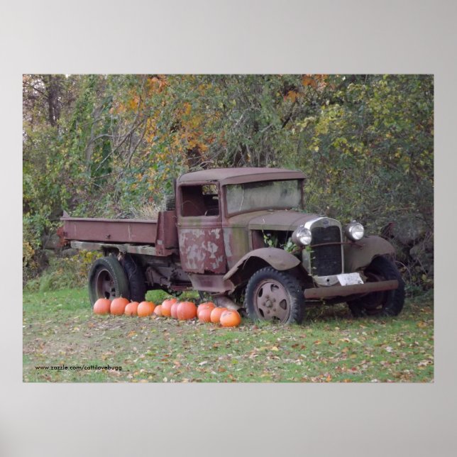 Poster vintage Truck 3 (Devant)