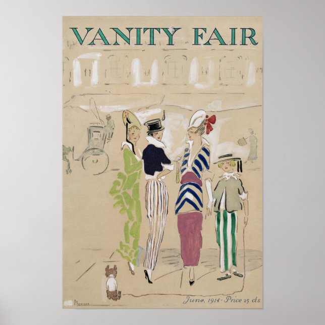 Poster vintage Vanity Fair (Devant)
