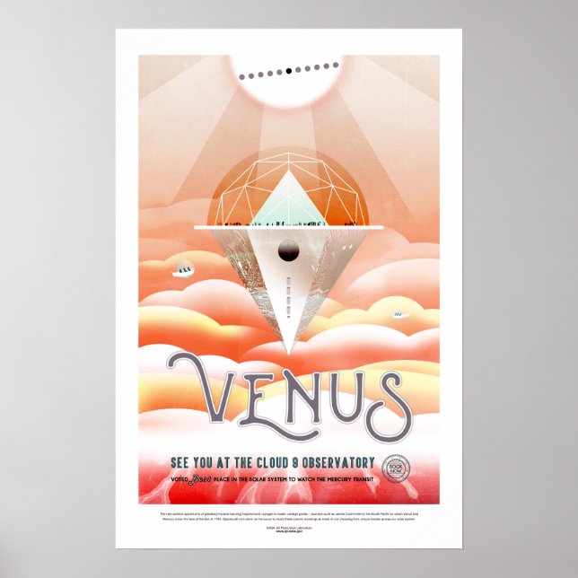Poster Vintage Venus Travel (Devant)