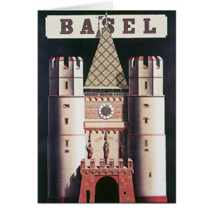 Poster Vintage voyage de Bâle