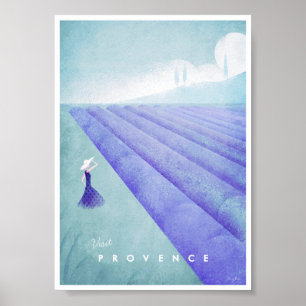 Poster Vintage voyage de Provence