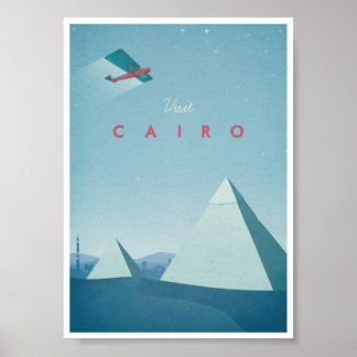 Poster Vintage voyage Le Caire