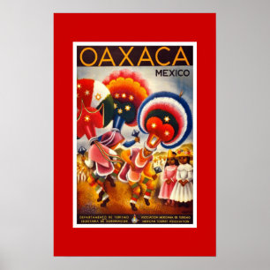 Poster Vintage voyage Mexique 2