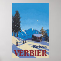 Vintage voyage Verbier Suisse
