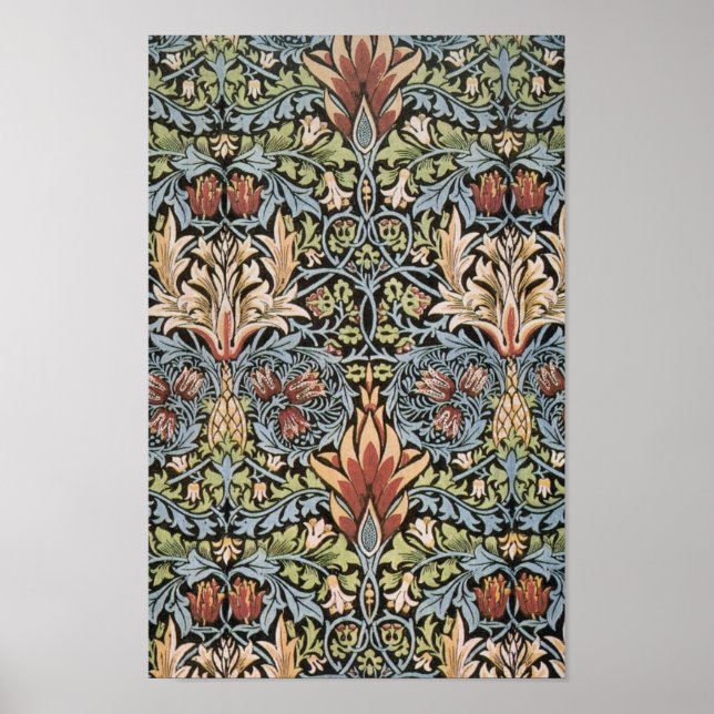 Poster Vintage William Morris (Devant)