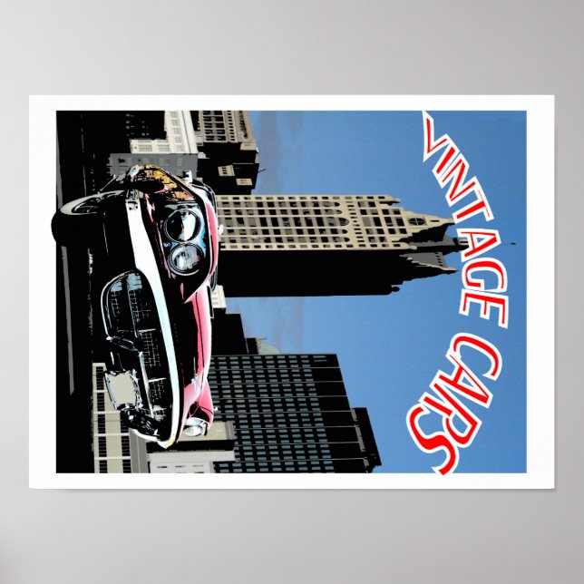 Poster VintageTBirdPoster (Devant)