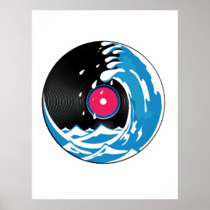 Poster Vinyl Wave