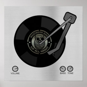 Poster Vinyle de NorthernSoul sur la petite copie de