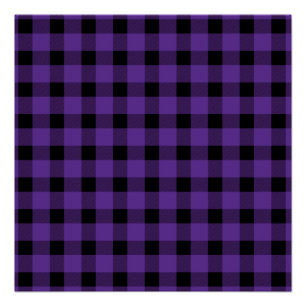 Poster Violet Buffalo Country Lumberjack Plaid