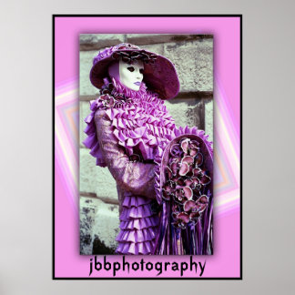 Poster violet carnaval