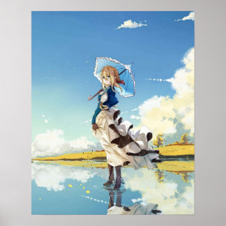 Poster Violet Evergarden mignonne fille