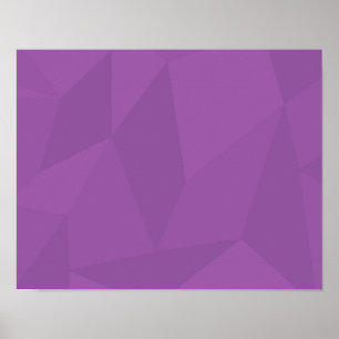 Poster Violet, géométrique, cool, tendance, art simple mo