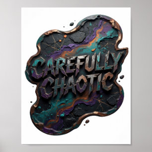 Poster Violet GRAS ÉLÉMENT CHAOTIQUE