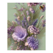 Violet lilas rose bouquet de fleurs belle