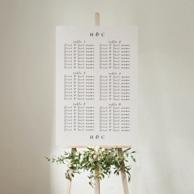 Poster Violet moderne clair sur Mariage blanc (Créateur téléchargé)