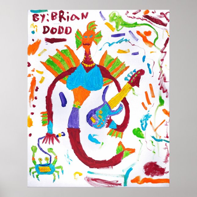 Poster Violet Razorfin (Devant)