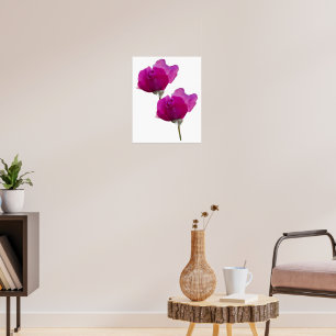 Poster Violet violet Rose Floral