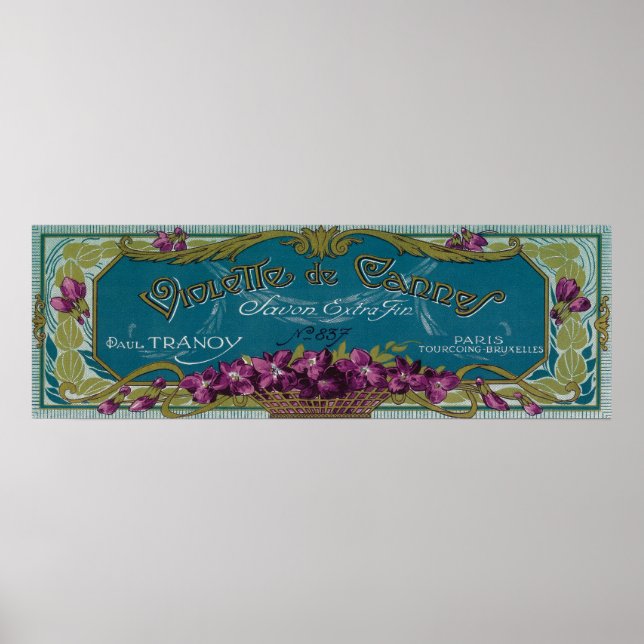 Poster Violette De Cannes LabelParis, France (Devant)