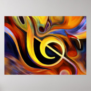 Poster Violin key