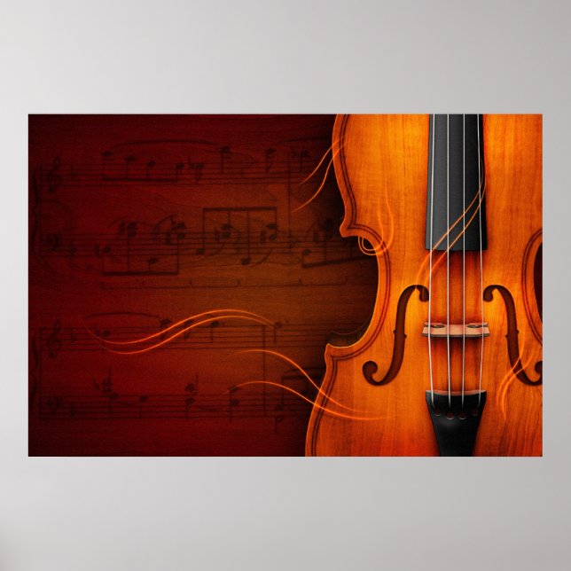 Poster Violon (Devant)