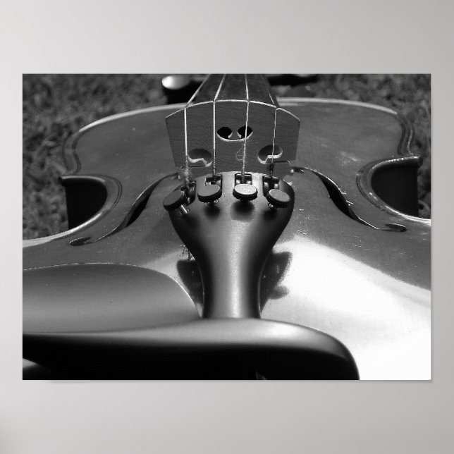 Poster Violon B&W (Devant)