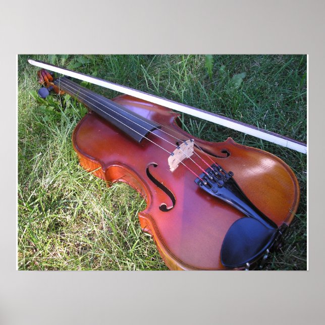 Poster Violon ensoleillé (Devant)