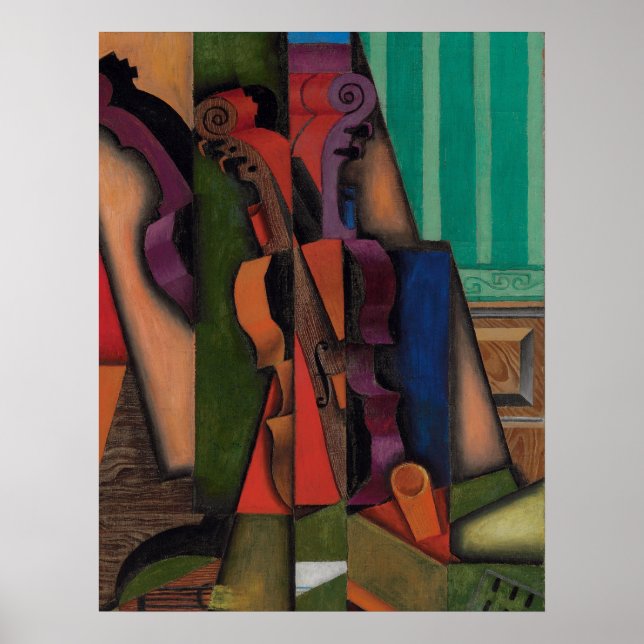 Poster Violon et guitare de Juan Gris (Devant)