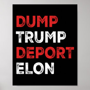 Poster Virez Trump Déportez Elon