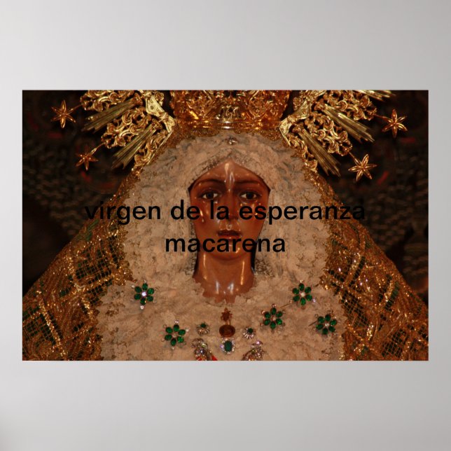 Poster virgen de la esperanza macarena (Devant)