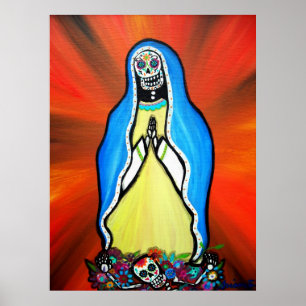 Poster Virgen Guadalupe Jour de l'affiche morte