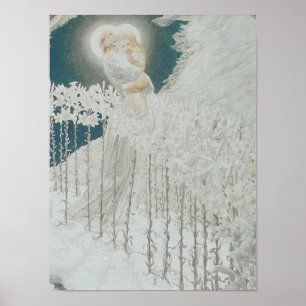 Poster Virgin of the Lilies