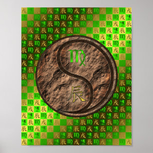 Poster Virgo & Earth Dragon