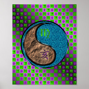 Poster Virgo & Water Boar