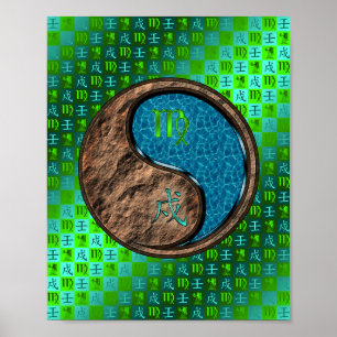 Poster Virgo & Water Dog