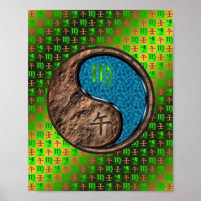 Poster Virgo & Water Horse (Devant)