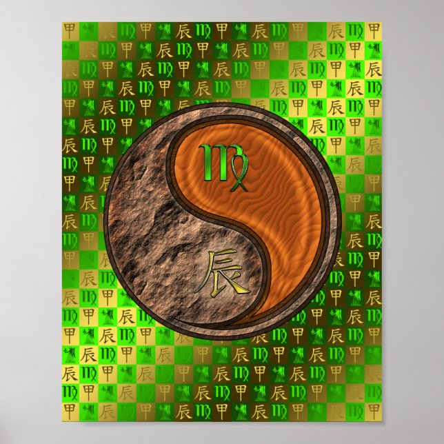 Poster Virgo & Wood Dragon (Devant)