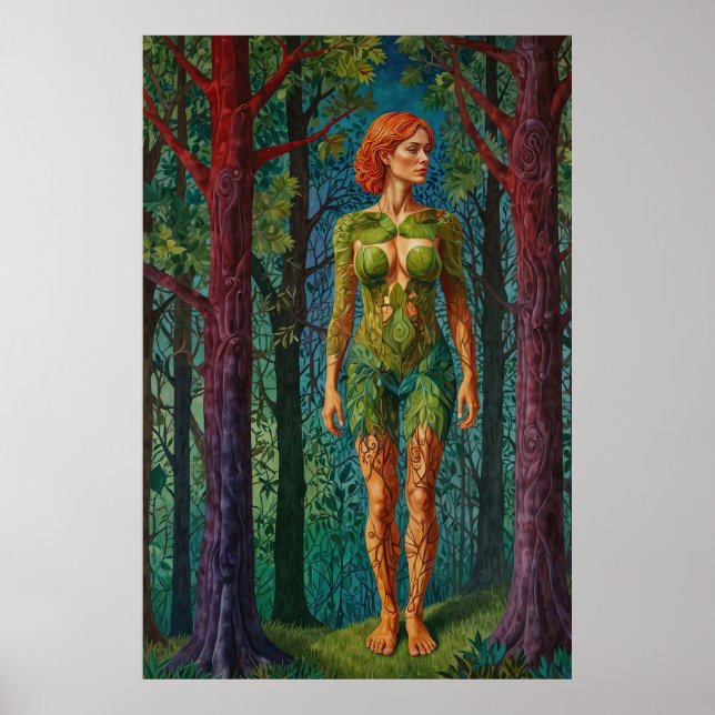 Poster “Viridra’s Portrait” -  Veins of the Canopy    (Devant)