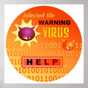 Poster Virus informatique