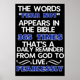 Poster Vis sans peur