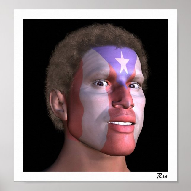 Poster Visage Boricua (Devant)