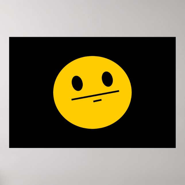 Poster Visage de poker (Devant)