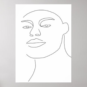 Poster Visage masculin