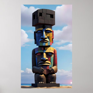 Poster Visage public de nouvelles traditions