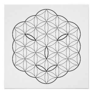 Poster Visage sacré - Arcturien, Bl-Tr.