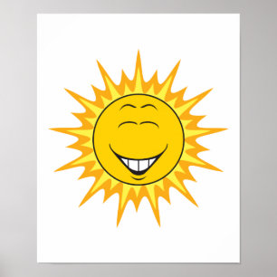 Poster Visage soleil