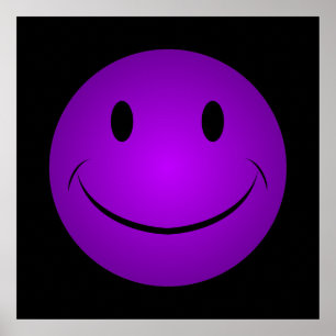 Poster Visage Violet