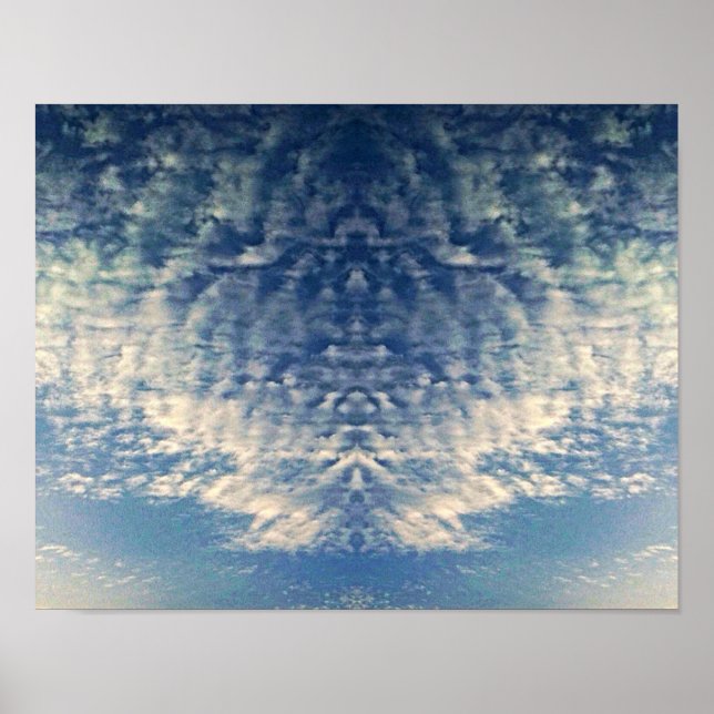 Poster Visages Dans Le Ciel (Devant)