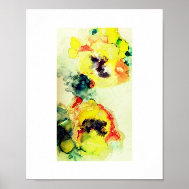 Poster Visages de la tulipe (Devant)