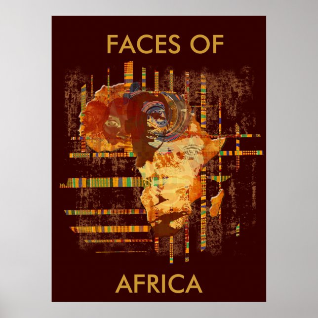 Poster Visages de l'Afrique - Edition Limitée Collosal po (Devant)