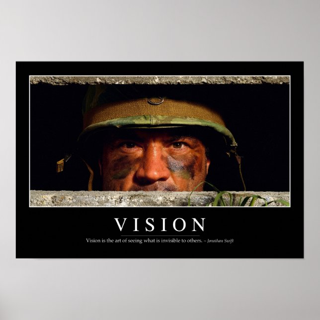Poster Vision : Citation inspirante (Devant)